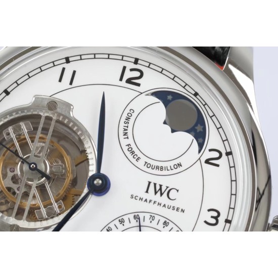 IWC-Portugieser 44MM SS/LE White/Num BBR Tourbillon
