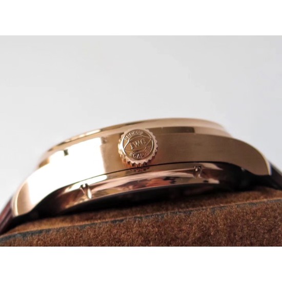 IWC-Portugieser Mystere Tourbillon 44mm RG/LE White Dial ZF Tourbillon