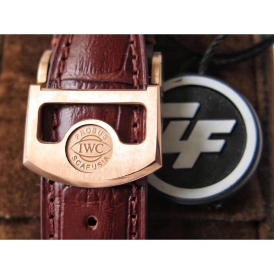 IWC-Portugieser Mystere Tourbillon 44mm RG/LE White Dial ZF Tourbillon