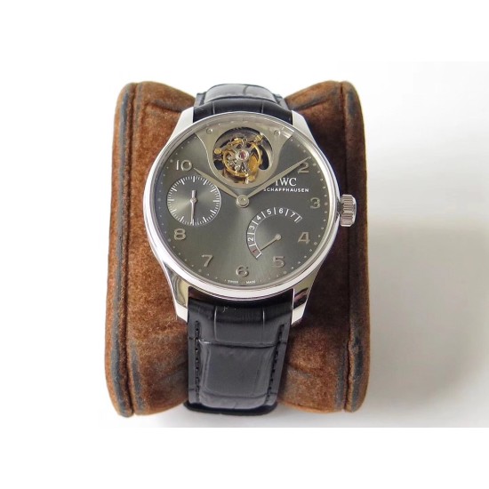 IWC-Portugieser Mystere Tourbillon 44mm SS/LE Grey Dial ZF Tourbillon