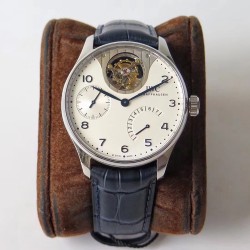 IWC-Portugieser Mystere Tourbillon 44mm SS/LE White Dial ZF Tourbillon