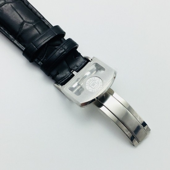 IWC-Portugieser Mystere Tourbillon 44mm SS/LE Black Dial YLF Tourbillon