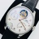 IWC-Portugieser Mystere Tourbillon 44mm SS/LE White Dial YLF Tourbillon