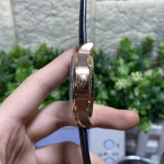 IWC-Portugieser Mystere Tourbillon 44mm RG/LE Blue Dial YLF Tourbillon