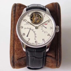 IWC-Portugieser Mystere Tourbillon 44mm SS/LE White Dial ZF Tourbillon