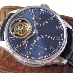 IWC-Portugieser Mystere Tourbillon 44mm SS/LE Blue Dial ZF Tourbillon
