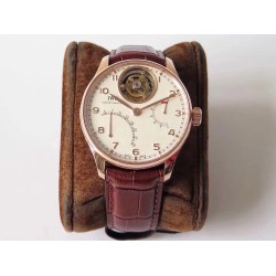 IWC-Portugieser Mystere Tourbillon 44mm RG/LE White Dial ZF Tourbillon