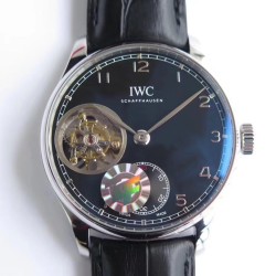 IWC-Portugieser Mystere Tourbillon 44mm SS/LE Black Dial ZF Tourbillon