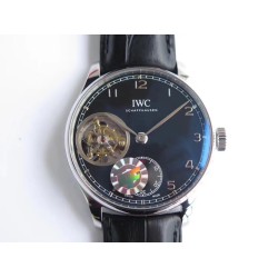 IWC-Portugieser Mystere Tourbillon 44mm SS/LE Black Dial ZF Tourbillon