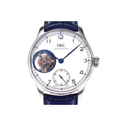 IWC-Portugieser Mystere Tourbillon 44mm SS/LE White Dial ZF Tourbillon