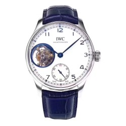 IWC-Portugieser Mystere Tourbillon 44mm SS/LE White Dial ZF Tourbillon