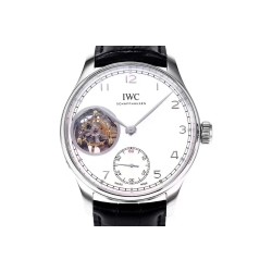 IWC-Portugieser Mystere Tourbillon 44mm SS/LE White Dial ZF Tourbillon