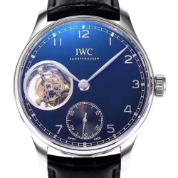 IWC-Portugieser Mystere Tourbillon 44mm SS/LE Blue Dial ZF Tourbillon