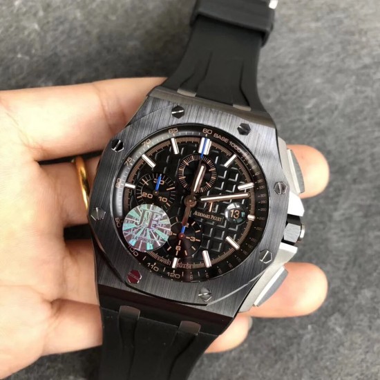 AP ROO Germany Edition 44mm CER/RU Black Dial JF V2 A3126 Mod