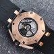 Audemars Piguet-Royal Oak Offshore 44mm Forged Carbon/RG Black Dial JF 1:1 Best Ed