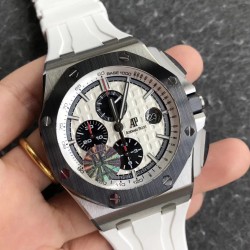 Audemars Piguet-Royal Oak Offshore Novelty 44mm CER/SS/RU White Dial JF V2 A3126