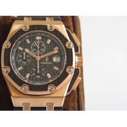 Juan Pablo Montoya Limited Ed 44mm RG/LE Black Dial JF A7750