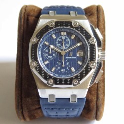 Juan Pablo Montoya Limited Ed 44mm SS/LE Blue Dial JF A7750