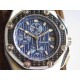 Juan Pablo Montoya Limited Ed 44mm SS/LE Blue Dial JF A7750