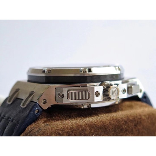 Juan Pablo Montoya Limited Ed 44mm SS/LE Blue Dial JF A7750