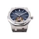 Audemars Piguet-Royal Oak Tourbillon 41mm SS/SS Blue/Stk R8F V2 Flying Tourbillon