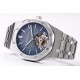 Audemars Piguet-Royal Oak Tourbillon 41mm SS/SS Blue/Stk R8F V2 Flying Tourbillon
