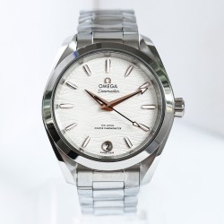  Omega-Aqua Terra 150M 34mm Ladies SS/SS Wht/R.Stk VSF A8800