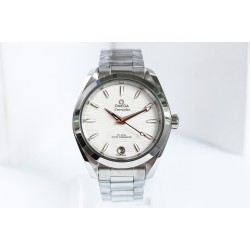  Omega-Aqua Terra 150M 34mm Ladies SS/SS Wht/R.Stk VSF A8800