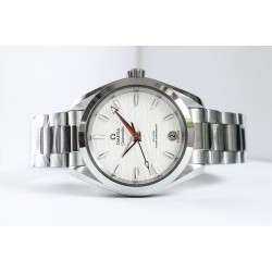  Omega-Aqua Terra 150M 34mm Ladies SS/SS Wht/R.Stk VSF A8800