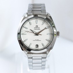  Omega-Aqua Terra 150M 34mm Ladies SS/SS Wht/R.Stk VSF A8800