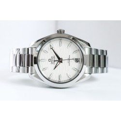  Omega-Aqua Terra 150M 34mm Ladies SS/SS Wht/R.Stk VSF A8800