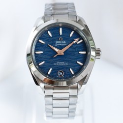  Omega-Aqua Terra 150M 34mm Ladies SS/SS Blue/R.Stk VSF A8800