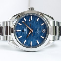  Omega-Aqua Terra 150M 34mm Ladies SS/SS Blue/R.Stk VSF A8800