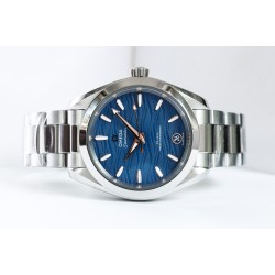  Omega-Aqua Terra 150M 34mm Ladies SS/SS Blue/R.Stk VSF A8800