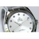  Omega-Aqua Terra 150M 34mm Ladies SS/SS S.Wht/Dm VSF A8800