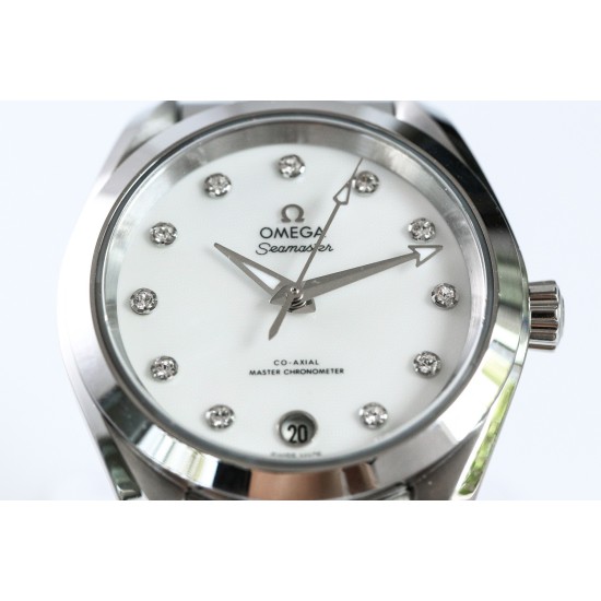  Omega-Aqua Terra 150M 34mm Ladies SS/SS W.MOP/Dm VSF A8800