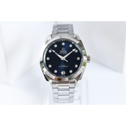  Omega-Aqua Terra 150M 34mm Ladies SS/SS BLUE.MOP/Dm VSF A8800