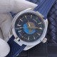 Omega-Aqua Terra 150M 43mm Worldtimer SS/Ru Blue Dial VSF A8938