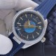 Omega-Aqua Terra 150M 43mm Worldtimer Diamonds SS/RU Blue Dial VSF A8938