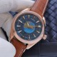 Omega-Aqua Terra 150M 43mm Worldtimer RG/LE Blue Dial VSF A8938