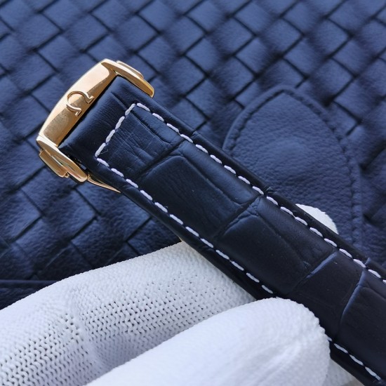 Omega-Aqua Terra 150M 43mm Worldtimer YG/LE Blue Dial VSF A8938