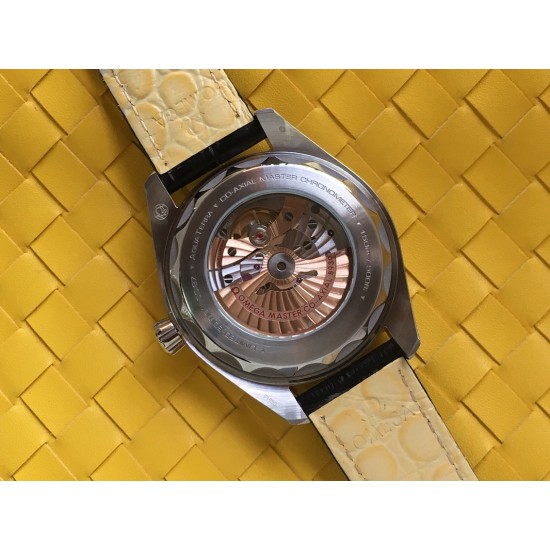 Omega-Aqua Terra 150M 43mm Worldtimer Diamonds SS/LE White Dial VSF A8938