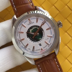 Omega-Aqua Terra 150M 43mm Worldtimer SS/LE White Dial VSF A8938