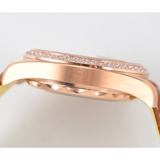 Omega-Aqua Terra 150M 43mm Worldtimer Diamonds RG/LE White Dial GBF A8938