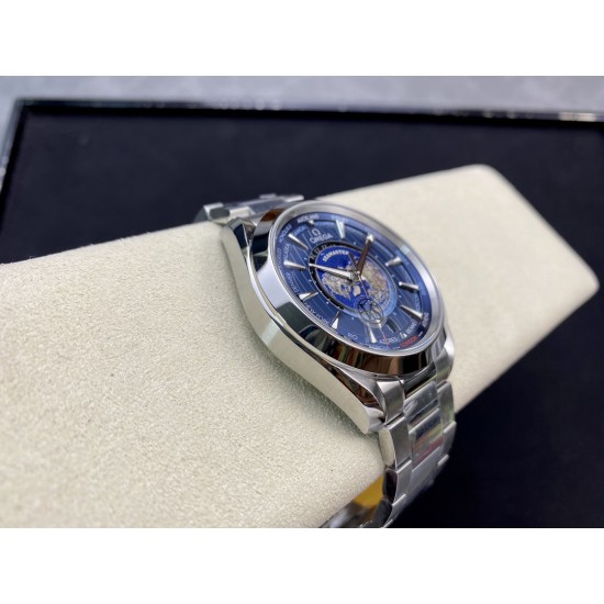 Omega-Aqua Terra 150M 43mm Worldtimer SS/SS Blue Dial VSF A8938