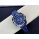 Omega-Aqua Terra 150M 43mm Worldtimer SS/RU Blue Dial VSF A8938