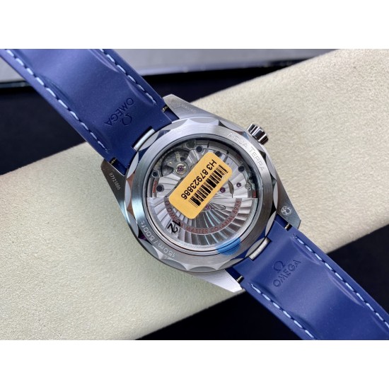Omega-Aqua Terra 150M 43mm Worldtimer SS/RU Blue Dial VSF A8938