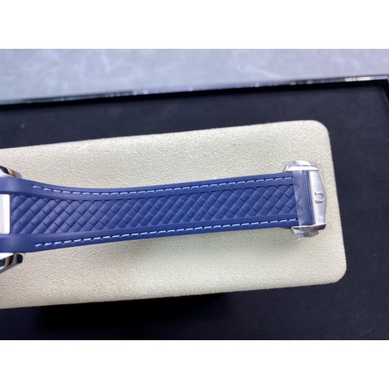 Omega-Aqua Terra 150M 43mm Worldtimer SS/RU Blue Dial VSF A8938