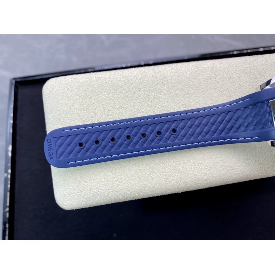 Omega-Aqua Terra 150M 43mm Worldtimer SS/RU Blue Dial VSF A8938