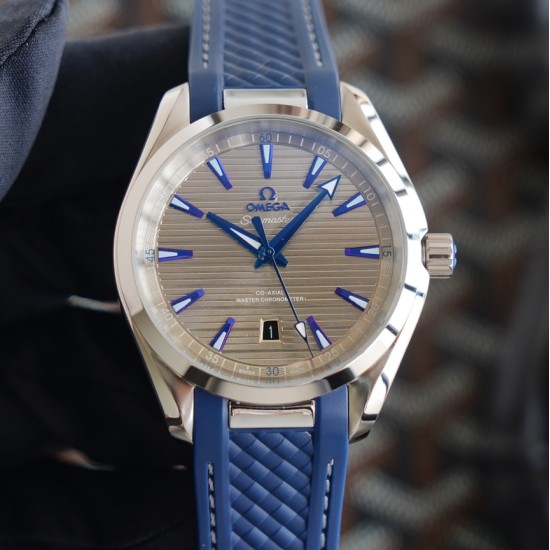 Omega-Aqua Terra 150M 41mm SS/RU Blue Dial GDF A8215